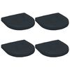 vidaXL Cuscini per Sedia in 4 Pezzi 4 pz 100% Poliestere Blu Scuro