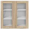 vidaXL Armadio pensile Rovere Sonoma 80 x 31 x 80 cm Legno multistrato