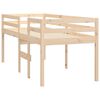 vidaXL Letto a Soppalco 75x190 cm in Legno Massello di Pino