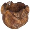 vidaXL Portafrutta JEPARA Marrone Teak &Oslash; 35 cm