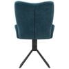 vidaXL Sedie da Pranzo Girevoli 2 pz Blu in Velluto