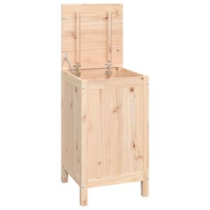 vidaXL Contenitore per Bucato 44x44x76 cm Legno Massello Pino