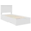 vidaXL Struttura del letto Bianco 90 x 190 cm Legno multistrato