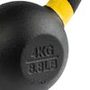 Wonder Core Kettlebell Power Verniciato 4 kg Nero e Giallo
