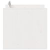 vidaXL Set Salotto da Giardino 2 pz Bianco in Legno Massello di Pino