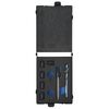 vidaXL Perforatrice Punti Saldatura e Set Punte da Trapano 9 pz HSS