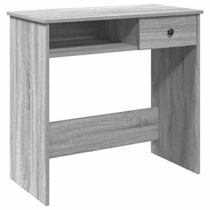 vidaXL Scrivania Grigio Sonoma 80x40x75 cm in Legno Multistrato