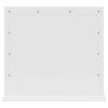 vidaXL Specchio da Vanit&agrave; Rettangolare Bianco 60 x 55 x 18 cm
