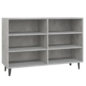 vidaXL Credenza Grigio Cemento 103,5x35x70 cm in Legno Multistrato