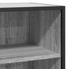 vidaXL Credenza Grigio Sonoma 68x35x76 cm in Truciolato e Metallo