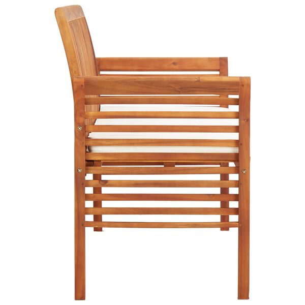 vidaXL Panca da Giardino a 3 Posti 150 cm in Legno Massello di Acacia