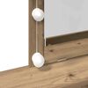 vidaXL Tavolo da Trucco rovere artigianale 80 x 41 x 144.5 cm