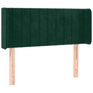 vidaXL Testiera ad Orecchio Verde Scuro 83x16x78/88 cm in Velluto