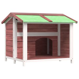 vidaXL Cuccia per Cani Moka 96x87x80,5 cm in Legno Massello di Pino