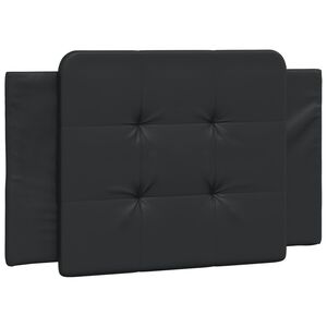 vidaXL Cuscino Testiera Zadar Nero 80 cm in Similpelle