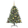 vidaXL Albero di Natale artificiale con 150 LED Verde 120 cm