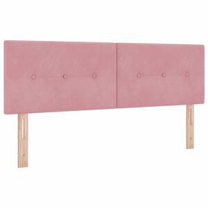 vidaXL Testiera Rosa 144 cm Velluto