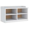 vidaXL Panca da Corridoio SANDNES Bianca 87x40x50 cm in Legno di Pino
