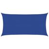vidaXL Vela Parasole 160 g/m² Rettangolare Blu 2,5x5 m in HDPE