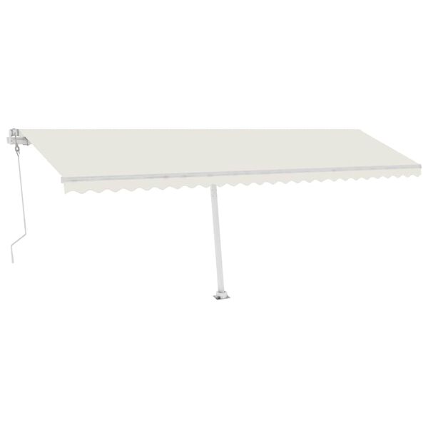 vidaXL Tenda da Sole Autoportante Automatica 600x300 cm Crema