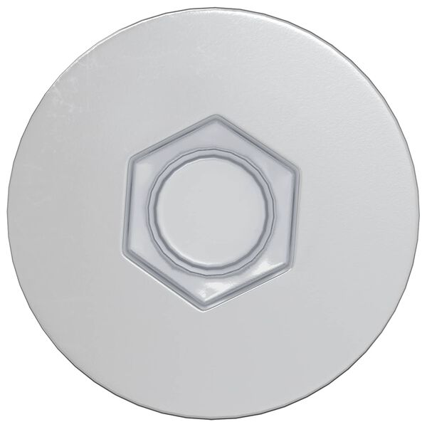 vidaXL Viti confermat 2 pcs Argento &Oslash;7 x 50 mm Metallo