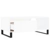 vidaXL Tavolino da Salotto Bianco 90x50x36,5 cm in Legno Multistrato