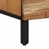vidaXL Credenza 3 pcs Marrone 60 x 33 x 75 cm Legno massello di acacia