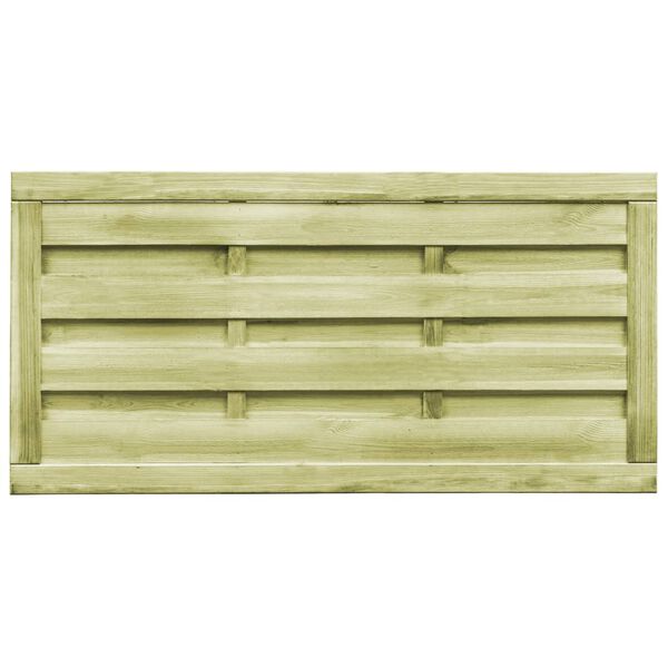 vidaXL Cancelli da Giardino 2pz Legno Impregnato Pino 150x75 cm Verde