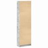 vidaXL Guardaroba Grigio cemento 55 x 25 x 189 cm Legno multistrato