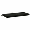 vidaXL Cuscino per panchina SOEST 100% Poliestere Nero 60 x 40 x 5 cm