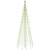 vidaXL Albero di Natale con Puntale Colorato 732 LED 500 cm