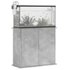 vidaXL Supporto per acquario in cemento grigio 81x36x73 cm in legno ingegnerizzato