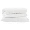 vidaXL Set di Piumoni con cuscino 2 pz Bianco Microfibra