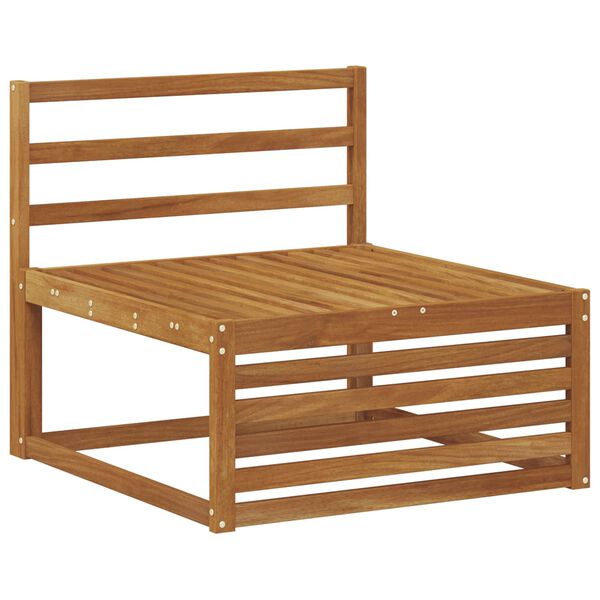 vidaXL Set divani 6 pcs Naturale Legno di Acacia Massello