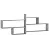 vidaXL Scaffale da parete Sonoma grigio 168,5 x 17 x 68 cm