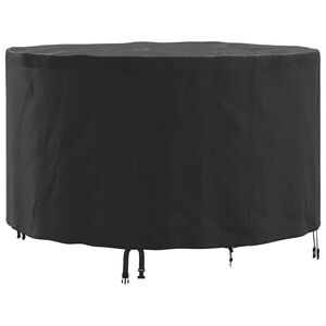 vidaXL Copertura per mobili 102 x 102 x 71 cm Tessuto Oxford 420D Nero
