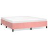 vidaXL Giroletto Rosa 180x200 cm in Velluto