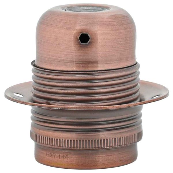 vidaXL Portalampade 2 pz Rosso Bronzo E27