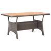 vidaXL Tavolo da Giardino Grigio 120x70x66 cm Legno Massello di Acacia