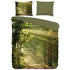Good Morning Copripiumino WOODS 200x200 cm Verde