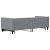 vidaXL Divano Letto con Letto Estraibile Grigio Chiaro 80x200 Tessuto