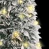 vidaXL Albero di Natale Artificiale Pop-up Neve Fioccata 50 LED 120 cm