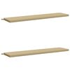 vidaXL Cuscini per Panchina a 2 Pezzi SOEST 2 pz 100% Poliestere Beige