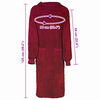 vidaXL Robe KINN Rosso XL Cotone