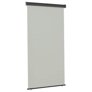 vidaXL Tendalino Laterale per Balcone 125x250 cm Grigio
