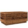 vidaXL Tavolino da Salotto con Luci LED Legno Antico 90x50x40 cm