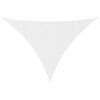 vidaXL Parasole a Vela Oxford Triangolare 5x7x7 m Bianco