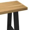 vidaXL Scrivania NOAIN Gambe a Forma di A 120x50x75 cm Legno Massello