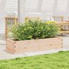 vidaXL Fioriera da Giardino 110x40x23 cm in Legno Massello di Pino