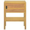vidaXL Mobile da Bagno 60x40x75 cm in Legno Massello di Teak
